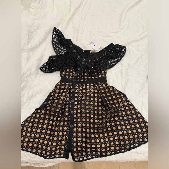 Self-Portrait black dress - New